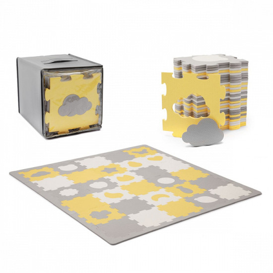 ALFOMBRA DE JUEGOS PUZZLE 3D LUNO YELLOW