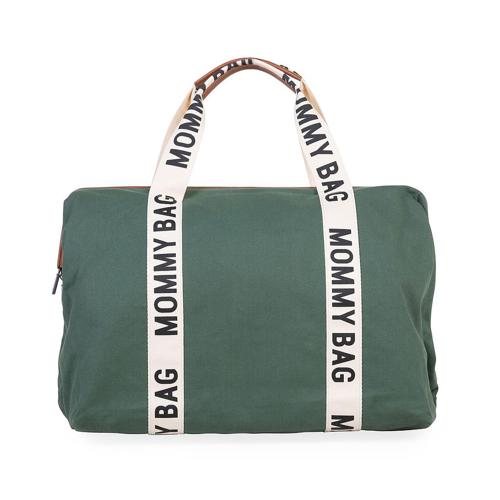 BOLSO MOMMY BAG SIGNATURE CANVAS VERDE