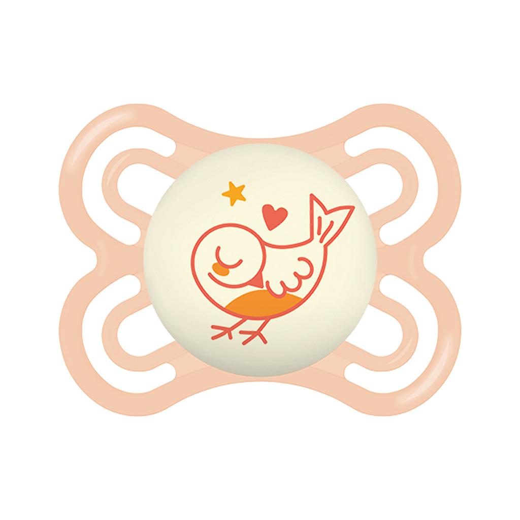 CHUPETE SILICONA PERFECT NIGHT 0M+ ROSA