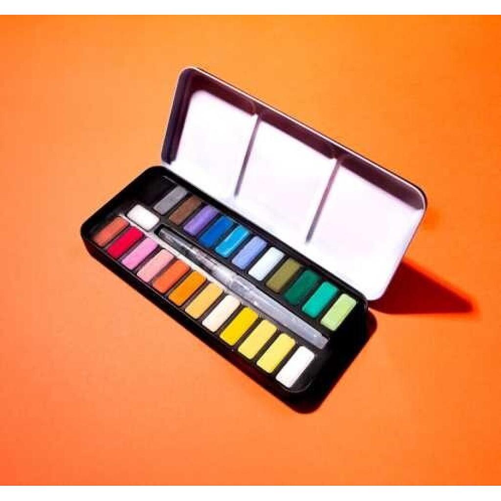 OMY PALETA DE ACUARELAS 24 COLORES