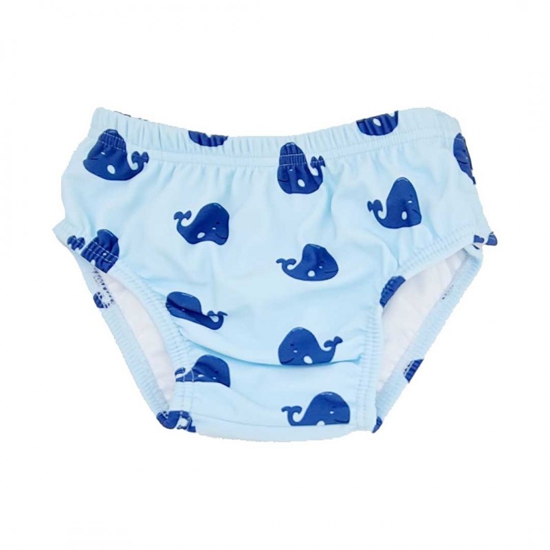 BAÑADOR PAÑAL BTBOX UPF 50+ BALLENAS 3-6 MESES