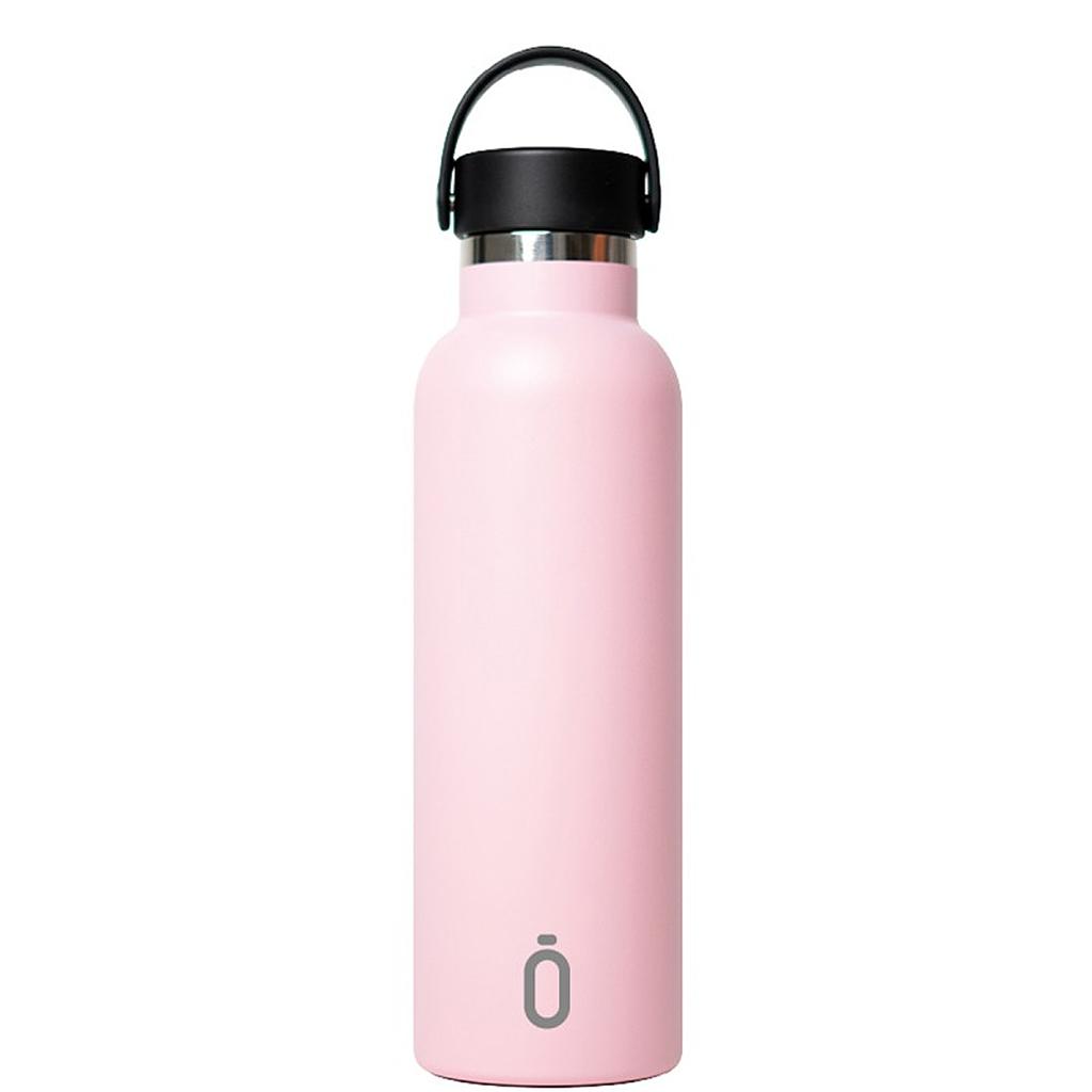 BOTELLA TERMICA RUNBOTT 600ML +TAPON STANDARD PLAIN ROSA