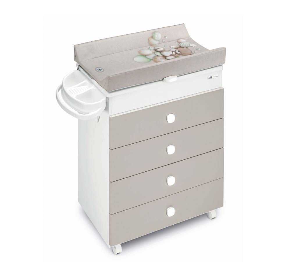 MUEBLE BAÑERA ASIA BLANCO/TORTORA C261