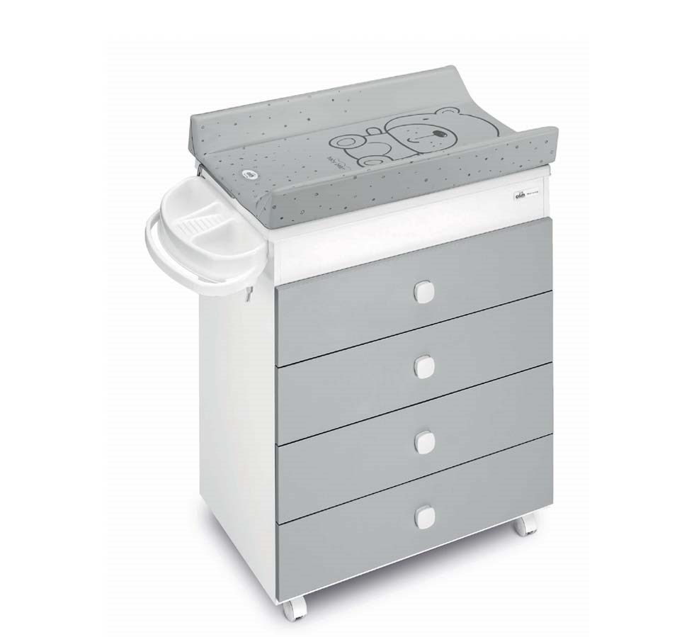 MUEBLE BAÑERA ASIA BLANCO/GRIS C262