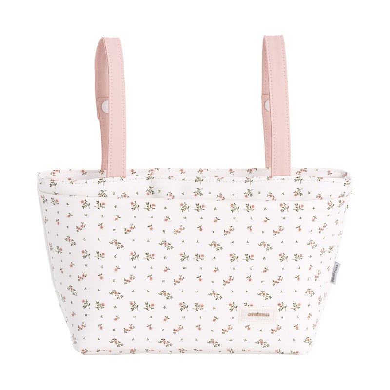 BOLSO ORGANIZADOR AURA BEIG/FLORES 13X38X20 CM