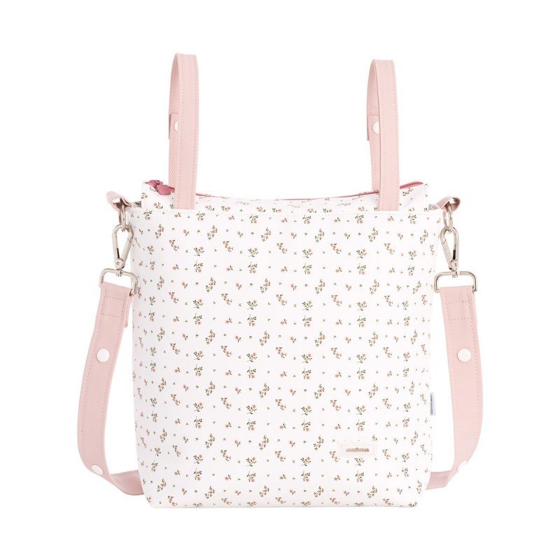 BOLSO PANERA AURA BEIG/FLORES