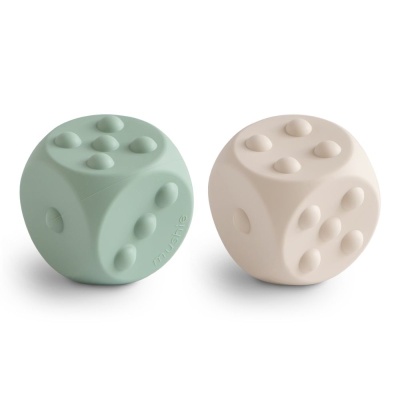 PACK DE 2 DADOS POP IT SOLID SHIFTING SAND+CAMBRIDGE BLUE 7X7X7CM