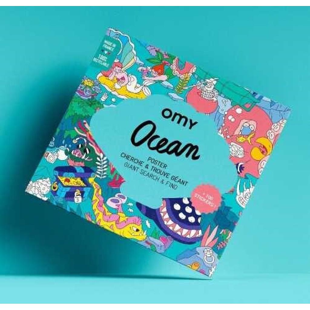 OMY POSTER XL OMY OCEAN SEA LIFE+PEGATINAS