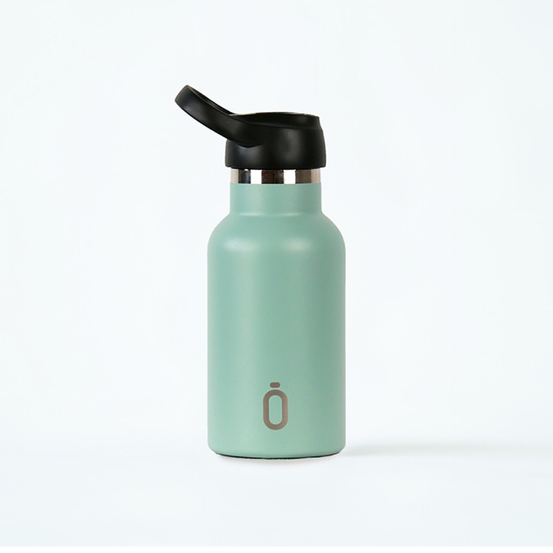 BOTELLA TERMICA RUNBOTT 350ML +TAPON SPORT PLAIN EUCALIPTO