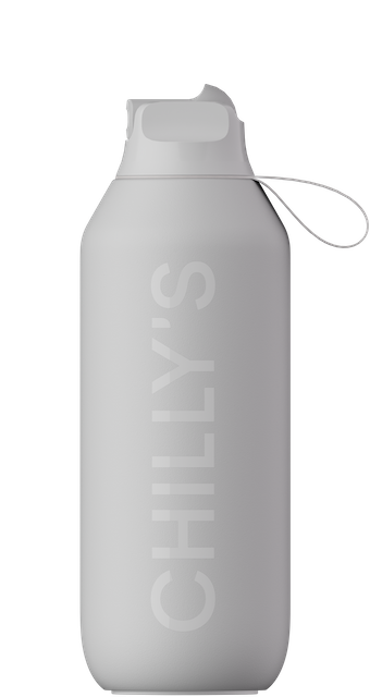 BOTELLA CHILLY´S SERIE 2 FLIP 500ML GRIS GRANITO