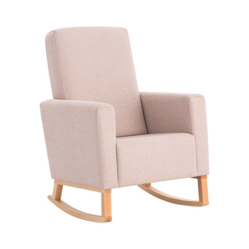 SILLON DE LACTANCIA LISO ROSA 68X71.5X93.5CM