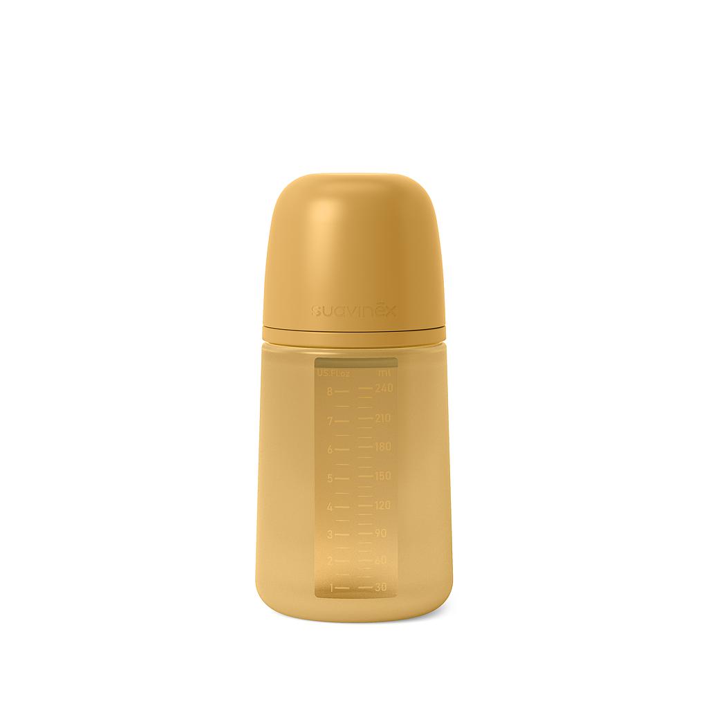 BIBERON SILICONA 240ML FISIOLOGICA SX PRO FM MOSTAZA I3