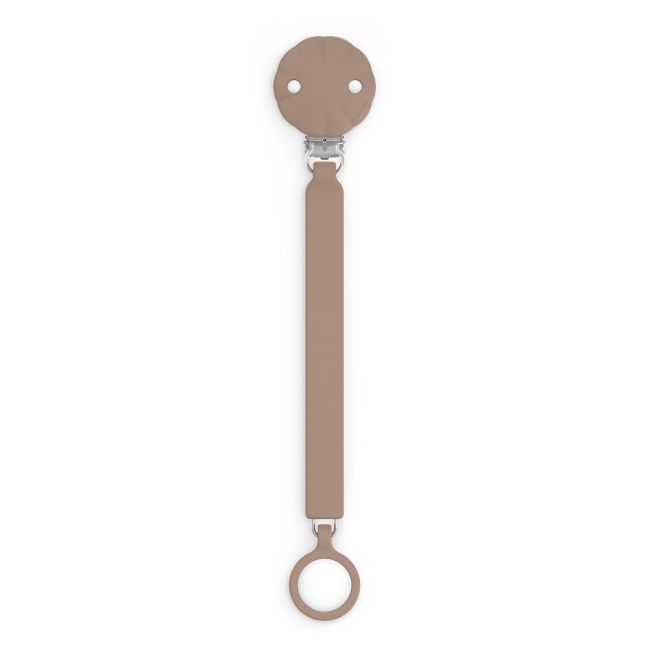 CADENA DE CHUPETE C/BROCHE SILICONA WONDER INTENSE COLOR RAW UMBER