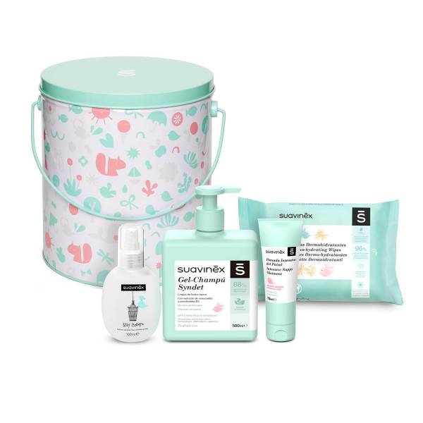 CUBO METAL BEBE MINT &amp; ROSA