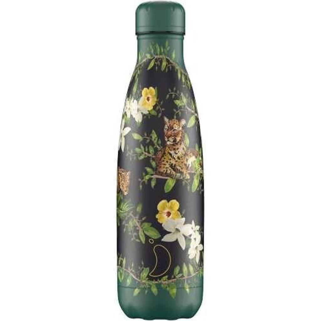 BOTELLA CHILLY'S 500ML TROPICAL FLOWERING LEOPARD