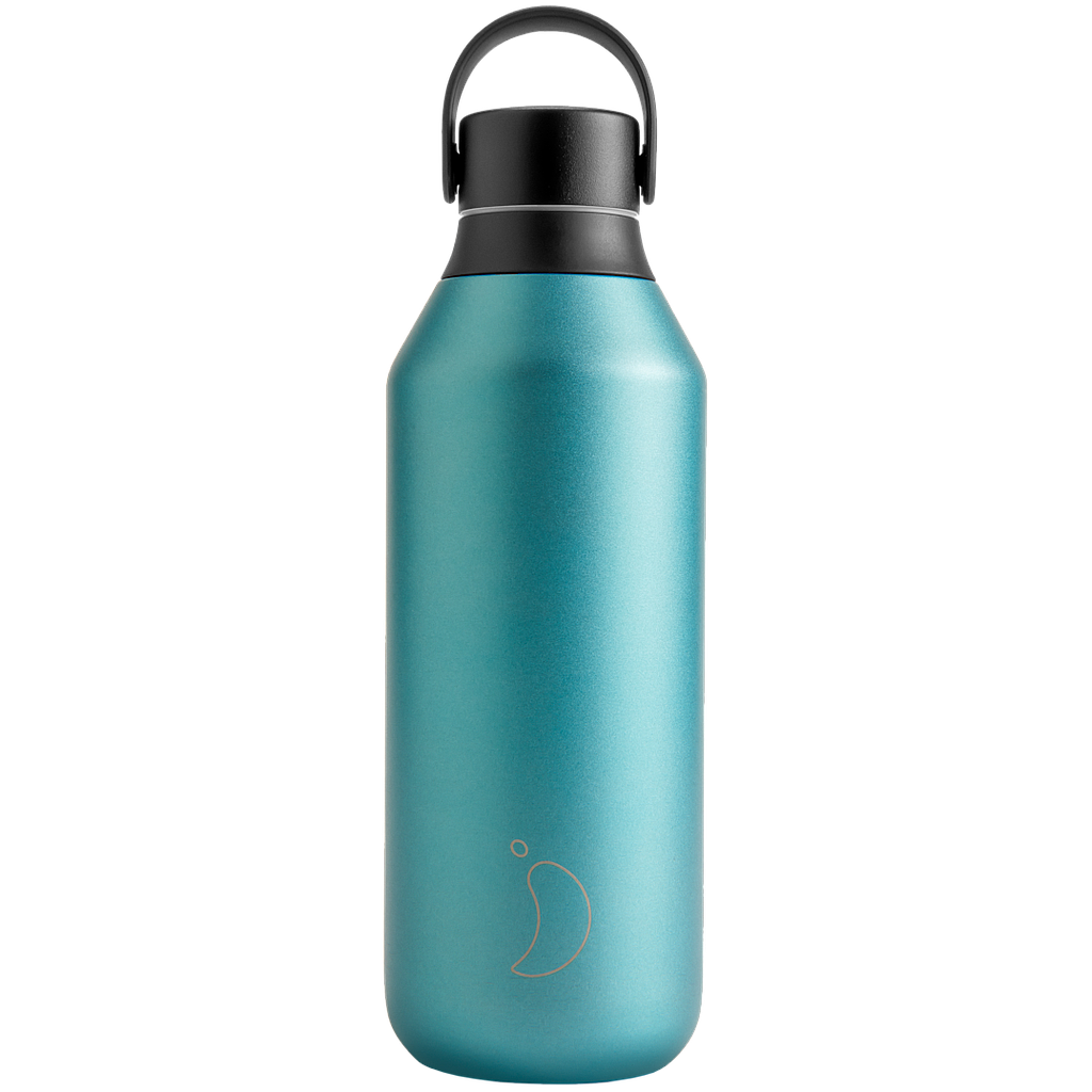 BOTELLA CHILLY´S SERIE 2 FLIP 500ML METALIC ATLANTIS