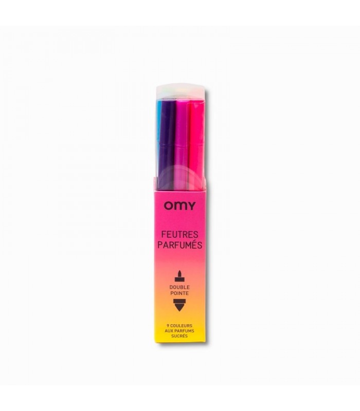 ROTULADORES CON AROMAS 9 UNDS