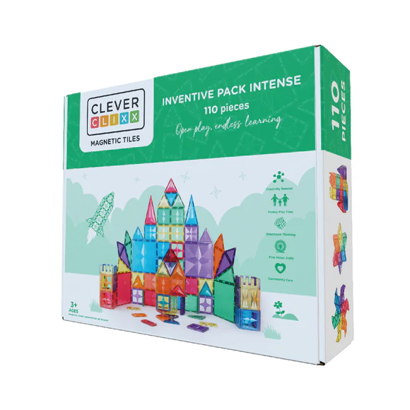 CLEVERCLIXX PACK INVENTIVE COLORES VIVOS 110 piezas