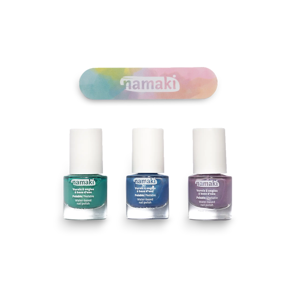 PACK DE 3 ESMALTES AL AGUA AURORA BOREAL