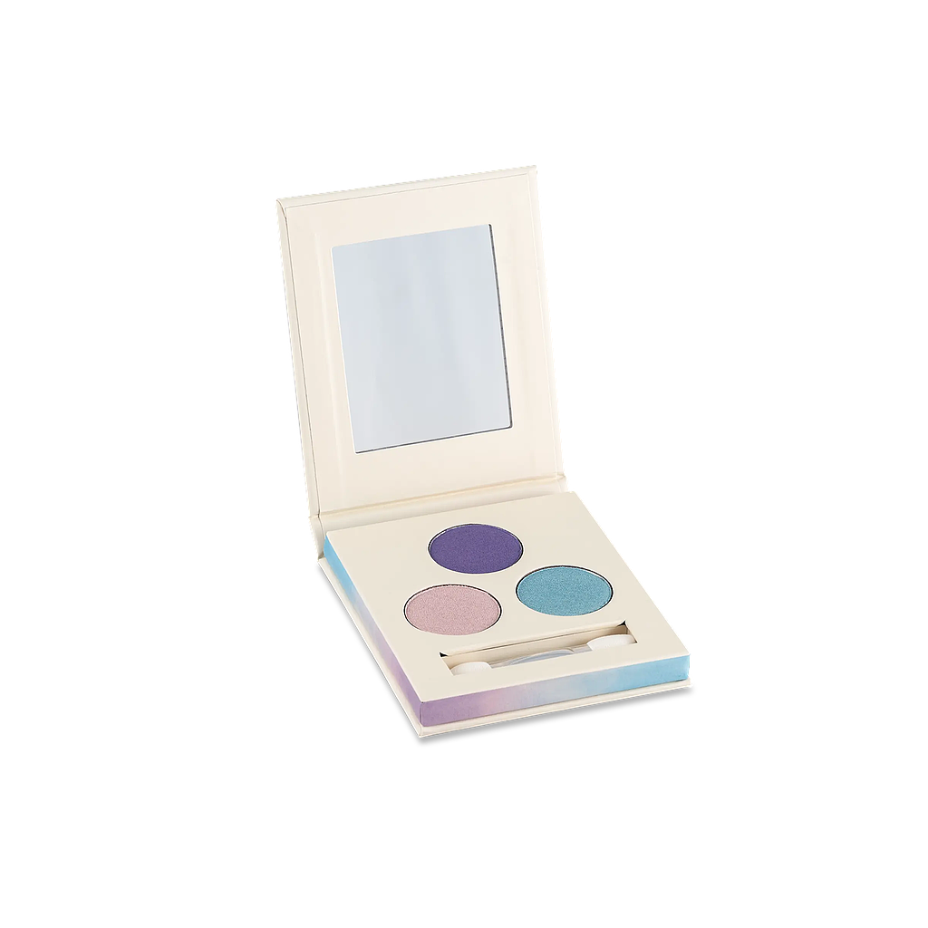 PALETA DE SOMBRA OJOS  3 COLORES INVIERNO