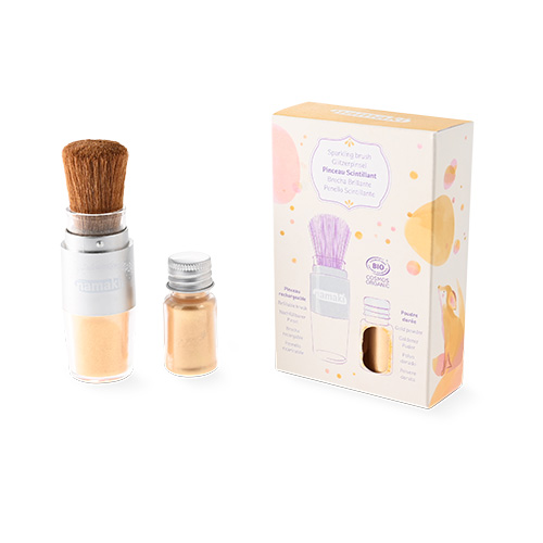 POLVOS BRILLANTES DORADOS + PINCEL
MÁGICO