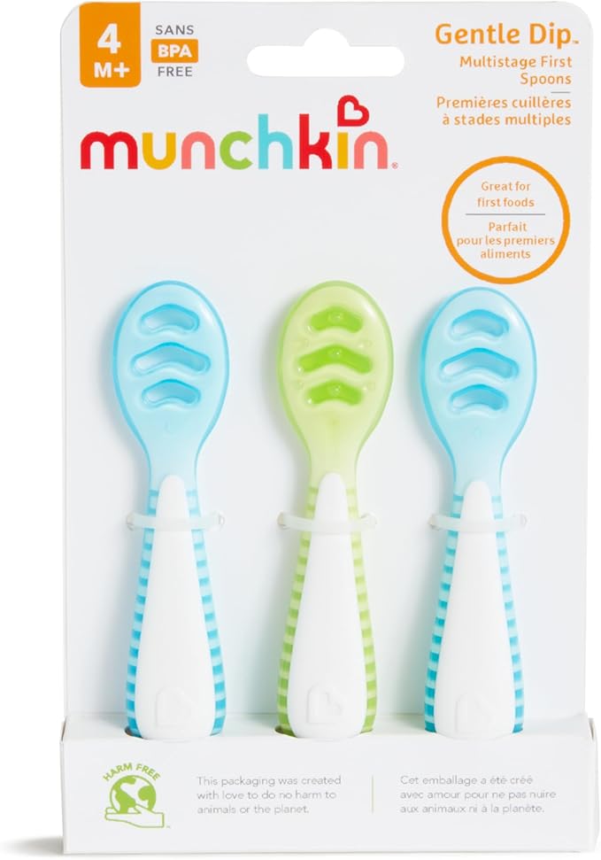 MUNCHKIN Pack 3 Cucharas de iniciación a Baby-Led Weaning 