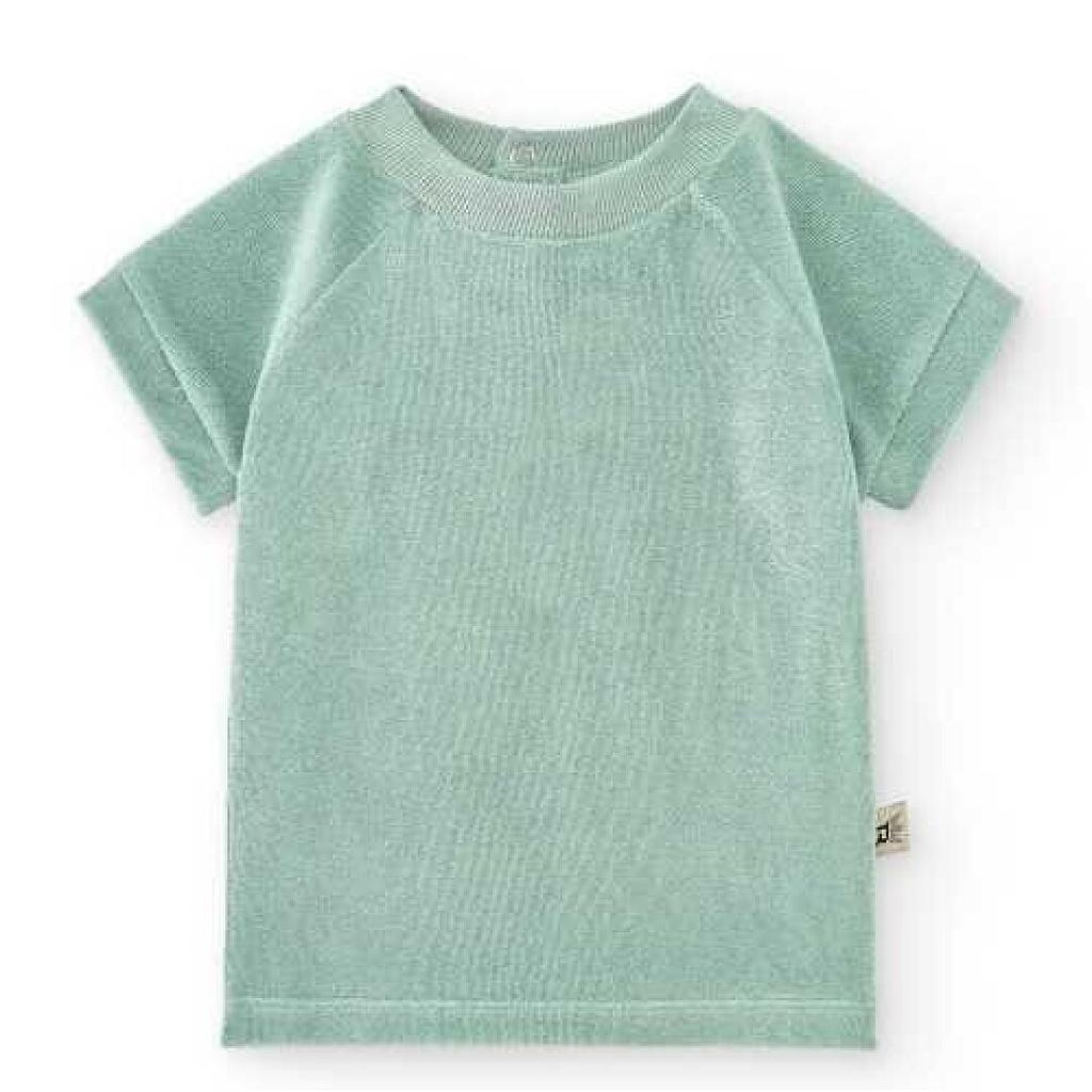 CAMISETA BTBOX RIZO VERDE SAGE 4-5 AÑOS
