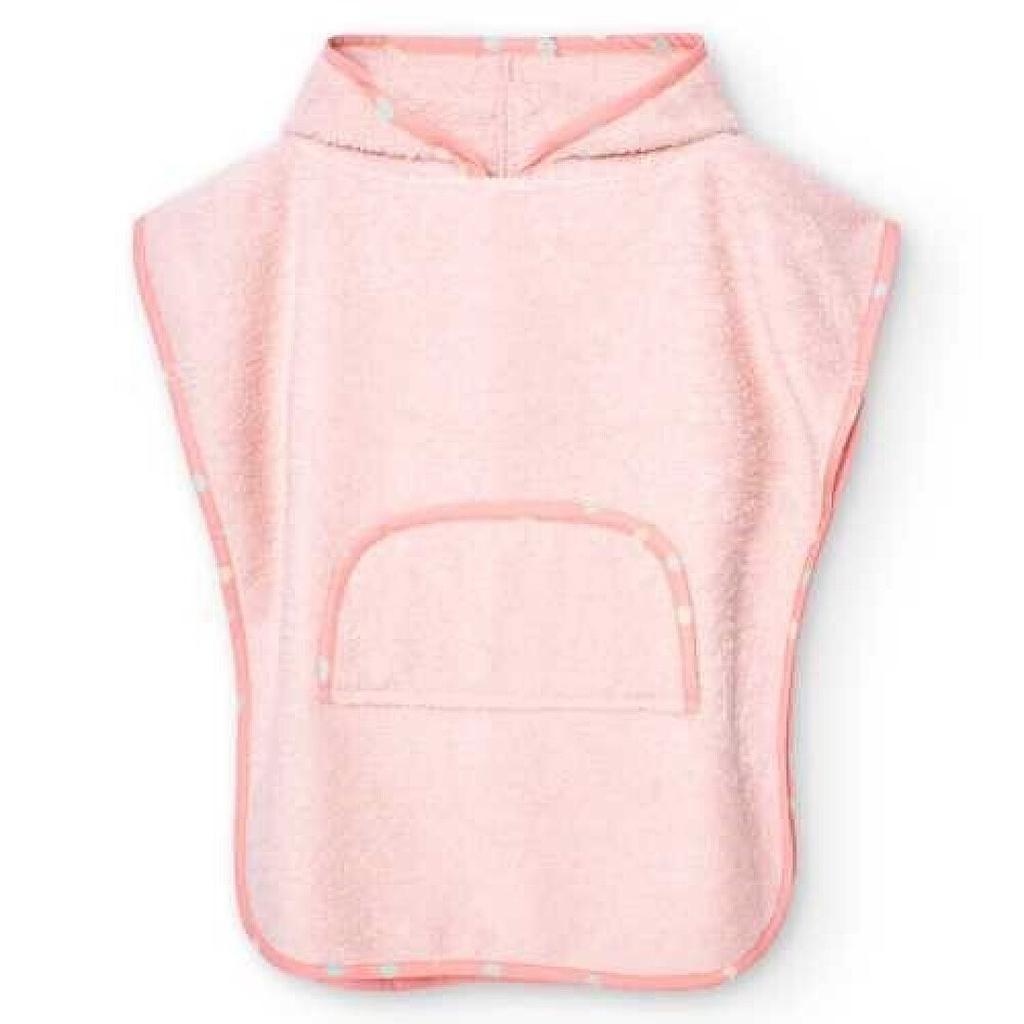 PONCHO BTBOX RIZO ROSA 1-4 AÑOS