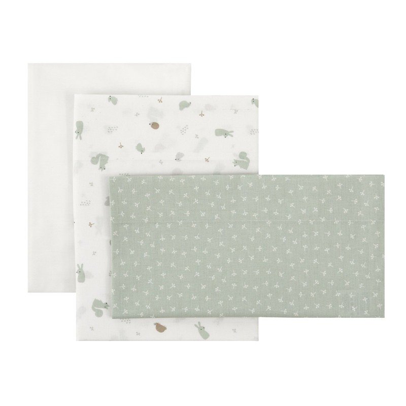 SABANA CAMITA/MINICUNA 3PCS 50X90 ARDI VERDE