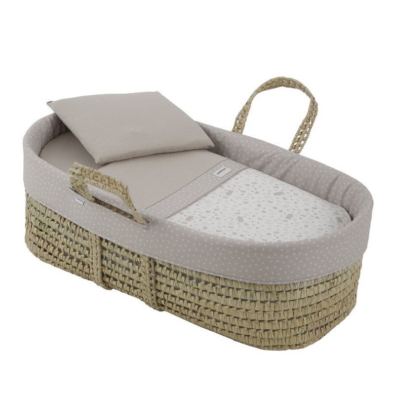 CAPAZO ACOLCHADO UNE ABETE BEIGE 39X80X25CM