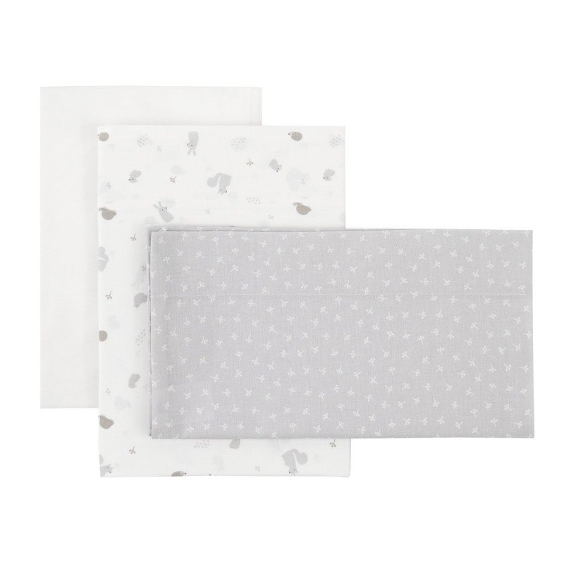 SABANA CAPAZO 3PCS 80X120 ARDI GRIS
