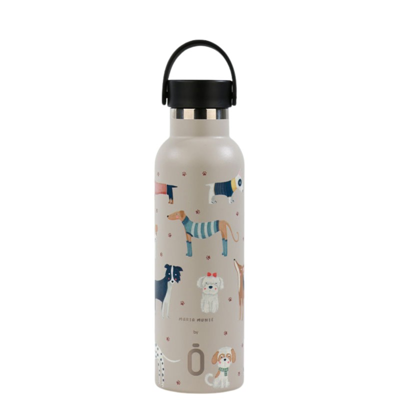 BOTELLA TERMICA RUNBOTT+T.ESTANDAR 600 ML MARTA MUNTE DOGS TOPO