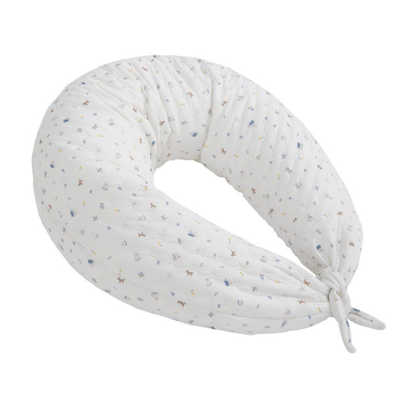 ALMOHADA DE LACTANCIA LUNA HOUSE AZUL