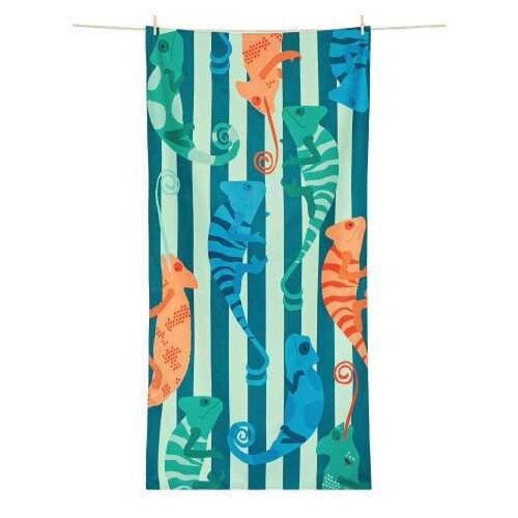 TOALLA DOCK&amp;BAY KIDS 160X90 CAMALEON