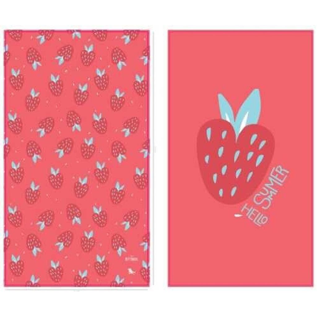 TOALLA DOCK&amp;BAY BTBOX STRAWBERRIES 160X90