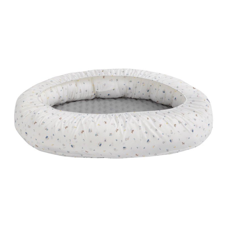 CUNA NIDO BEBE HOUSE 55X90X15CM AZUL