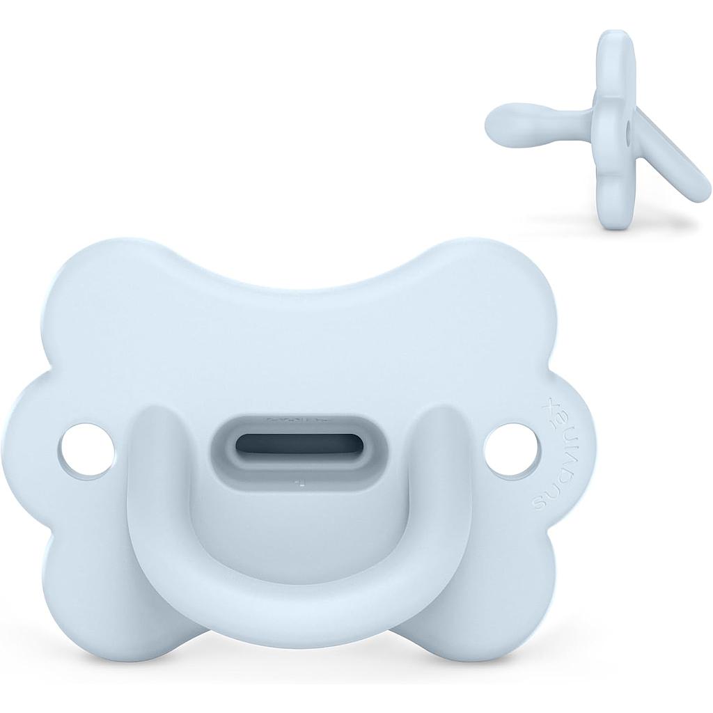 CHUPETE TODOSILICONA FIS. 0-6M BUTTERFLY AZUL SOFT