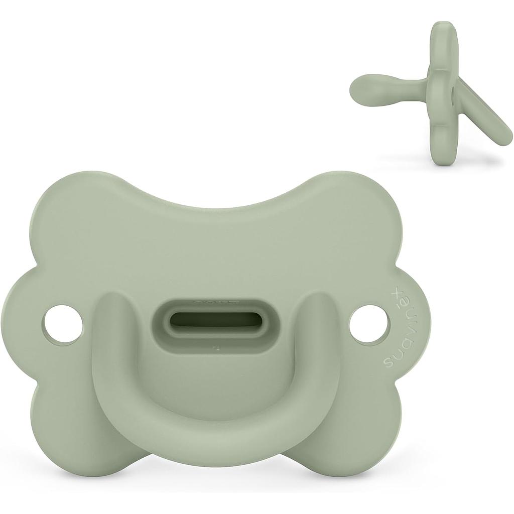 CHUPETE TODOSILICONA FIS. 0-6M BUTTERFLY VERDE SOFT