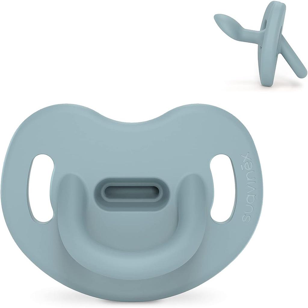 CHUPETE TODOSILICONA FIS. 6-18M SX PRO AZUL SOFT