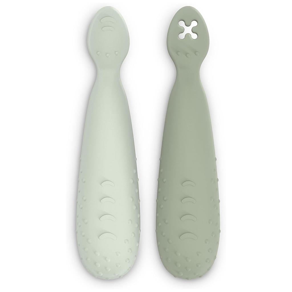 PRECUCHARAS SILICONA 2 UNDS VERDE