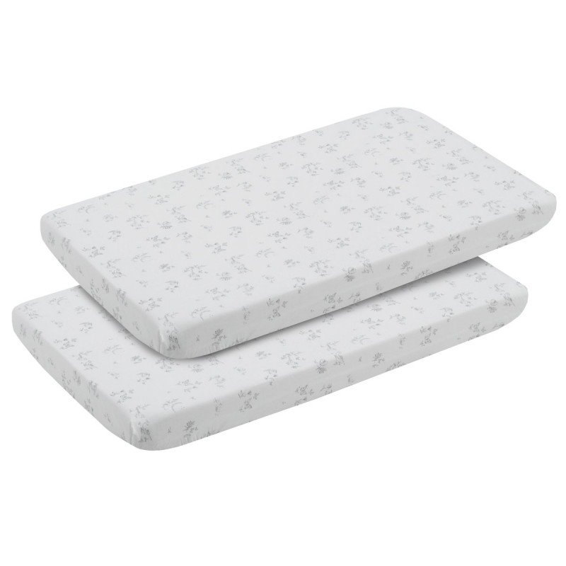 SABANA BAJERA CUNA 60 PACK 2 UNDS MERLO CRUDO