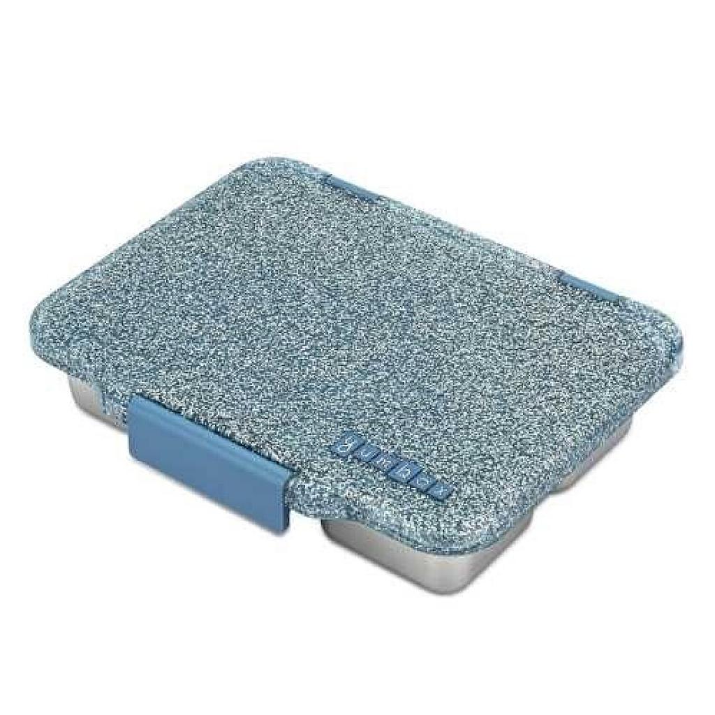 YUMBOX SNACK 3C GLITTER PARIS BLUE