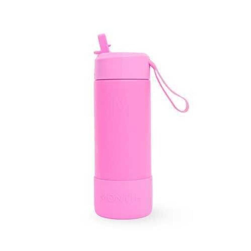 MONTII BOTELLA SIPPER PINK FLOSS 475ML