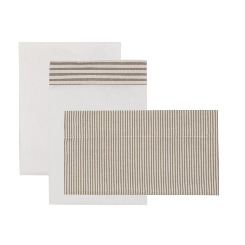 SABANA CUNA 70 3PCS 120X180 STAR BEIG