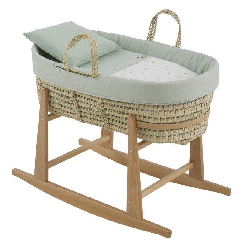 CAPAZO ACOLCHADO BEBE MIO CUCO ANNAPOLIS  ARDI VERDE+PATAS BLANCO