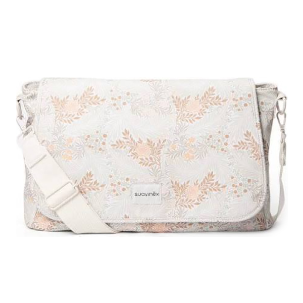 BOLSO BANDOLERA POETRY PRINT BEIG