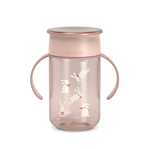 TAZA DE APRENDIZAJE 360° WONDERLAND'26 ROSA (+12M 340ml)