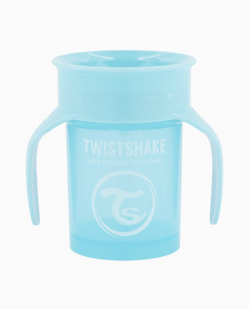TAZA 360 C/ASAS 6M+ 230ML PASTEL AZUL
