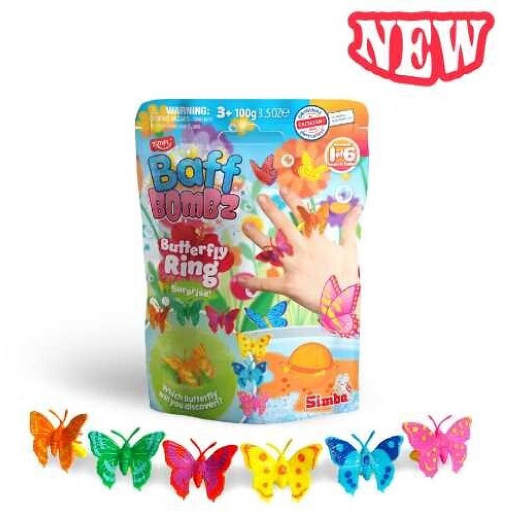 BOMBA DE BAÑO SURPRISE BUTTERFLY 1x100gr.