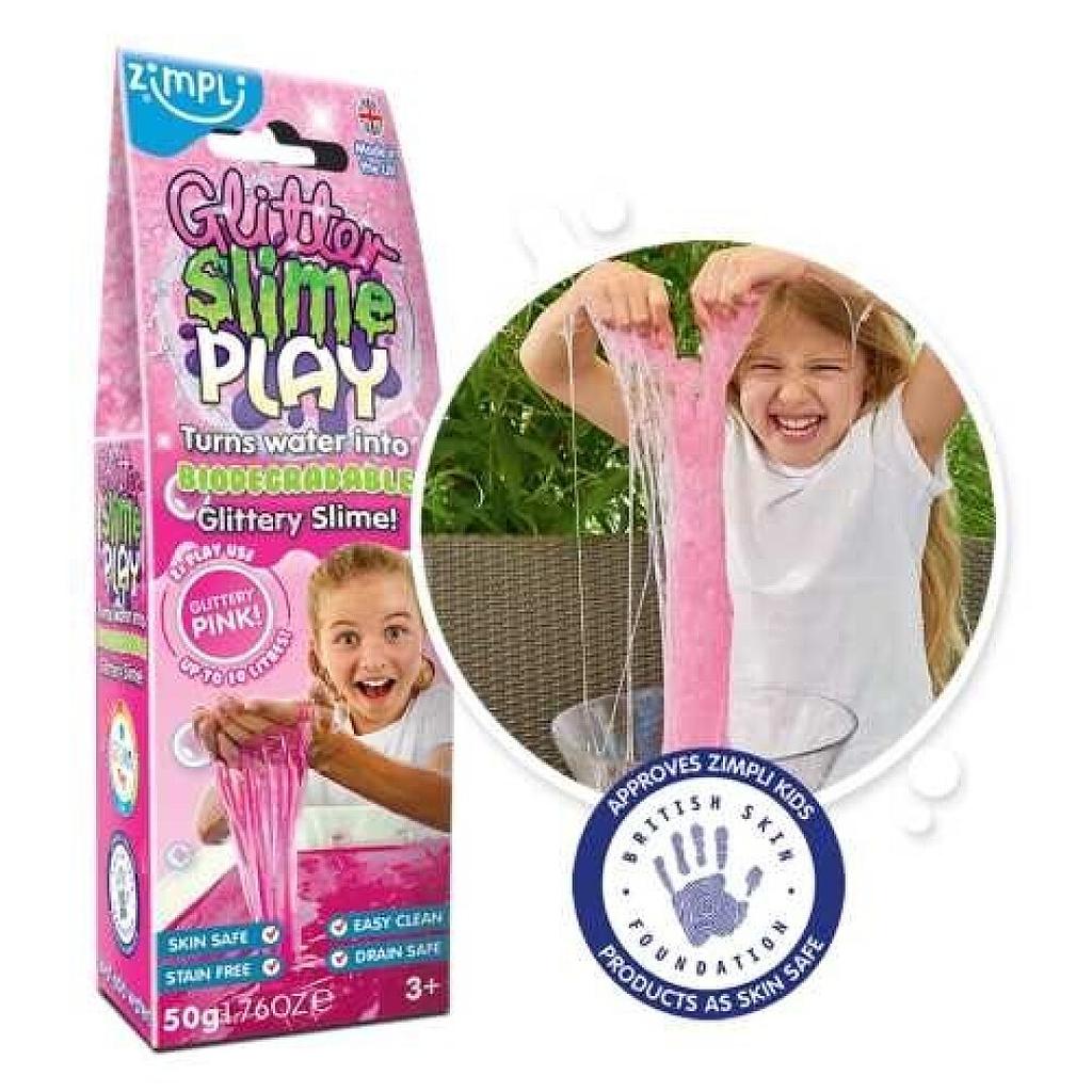 GLITTER SLIME PLAY ROSA 1x50 gr.